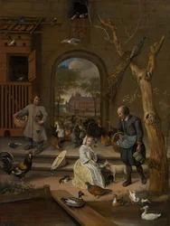 Portrait of Jacoba Maria van Wassenaer, known as The Poultry Yard, 1660