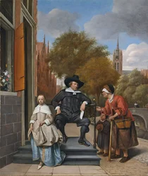 The Burgher of Delft and His Daughter, 1655