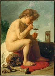 Child with Soap Bubbles