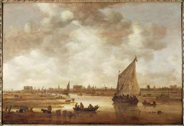 View of Leiden, Netherlands, from North-East