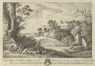 View of a Landscape with Shepherds