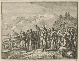 Christ Preaching before a Crowd in the Open Air