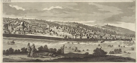 View of Jerusalem (Right Plate)