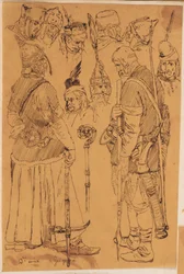 Skarbczyk. Warriors from the 13th Century