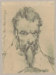 Head Study of Stadnicki for the Painting “Skarga’s Sermon”