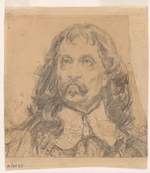 Portrait Study for the Head of John Casimir (probably a study for a painting)