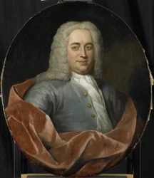 Portrait of Walter Senserff, Director of the Rotterdam Chamber of the Dutch East India Company, elected 1731
