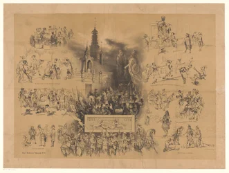 Masquerade During the Third Centenary of Leiden University