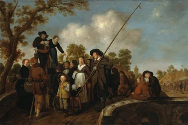 Itinerant Merchants at a Fair