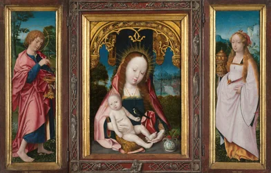 Triptych with Virgin and Child