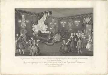 Hall with the State Bed of Prince William IV, 1751