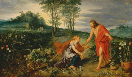 Christ appears to Mary Magdalene on Easter morning (Noli me tangere), c.1626
