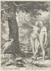 Adam and Eve before the Tree of Knowledge of Good and Evil
