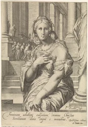 The Adulterous Woman (series title: Famous Women from the New Testament)