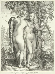 Diana and a Nymph by a Tree