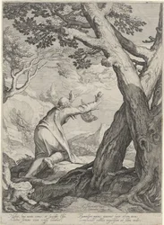 Elijah Leaves the World in a Fiery Chariot and Leaves His Mantle for Elisha