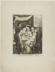 Evening, plate two from Four Times of Day