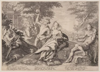 Foolish Virgins Revelling, from Parable of the Wise and Foolish Virgins