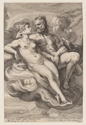 Jupiter and Juno Seated in the Clouds, from Three Paired Gods and Goddesses