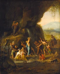 Moses Striking the Rock