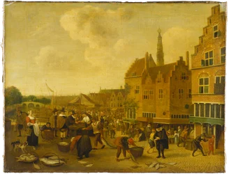 The Fish Market at Leyden