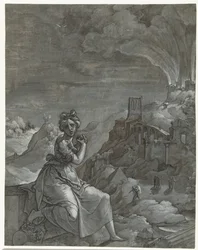 Cassandra Mourning the Destruction of Troy