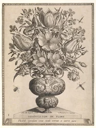 Bunch of Flowers in a Vase