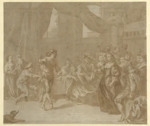 Dancing Couple at a Party