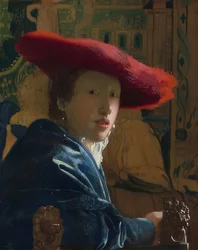 Girl with a Red Hat. c. 1665/66