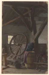 Interior of a Barn