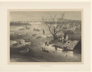 Dike Breach and Flooded Farms