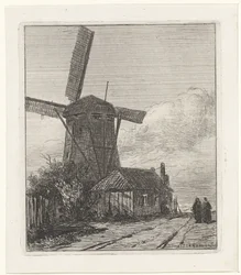 View of the Trekweg in The Hague