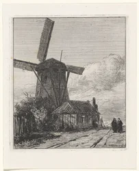 View of the Towpath in The Hague