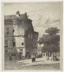 View of a Street in Amsterdam