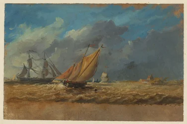 Seascape with Several Ships
