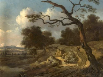 Landscape with Peasants and a Road