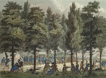 The Marseillais on the Champs-Elysees, 30th June 1792, engraved by Reinier Vinkeles and Daniel Vrydag