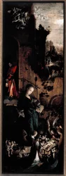 Triptych of Adoration of the Magi: the Nativity (right panel)