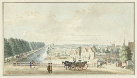 View of the Wall near the Catharijnepoort in Utrecht