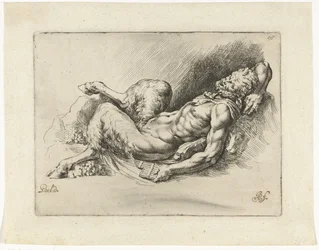 Lying Pan with Two Bunches of Grapes (Signorum Veterum Icones II)