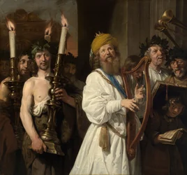 King David Leads the Ark of the Covenant to Jerusalem