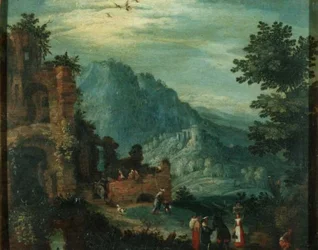 Landscape with Classical Ruins