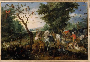 The entry of the animals into Noah