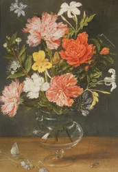 Still Life of Carnations and Other Flowers