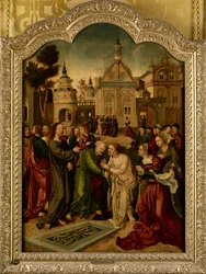 The Raising of Lazarus (central panel of an altar piece)