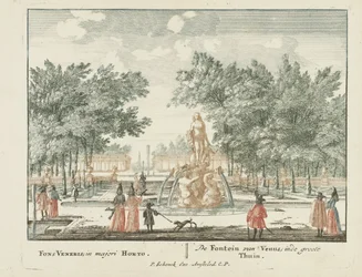 The Venus Fountain in the Great Garden of Palace Het Loo
Selected Views of the Widely Renowned Loo and Other Princely Houses (series title)
Admirandorum Quadruplex Spectaculum (series title)