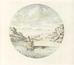 View of Pfalzgrafenstein Castle near Kaub