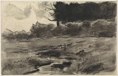 Landscape with Forest Edge and Water