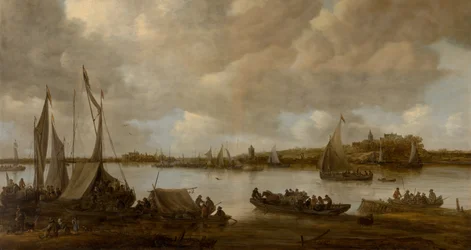 View of the Rhine near Hoog-Elten