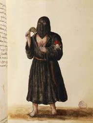 Confraternity of Penitents, Accompanying the Funeral Procession of Important Citizens to Saint Mark